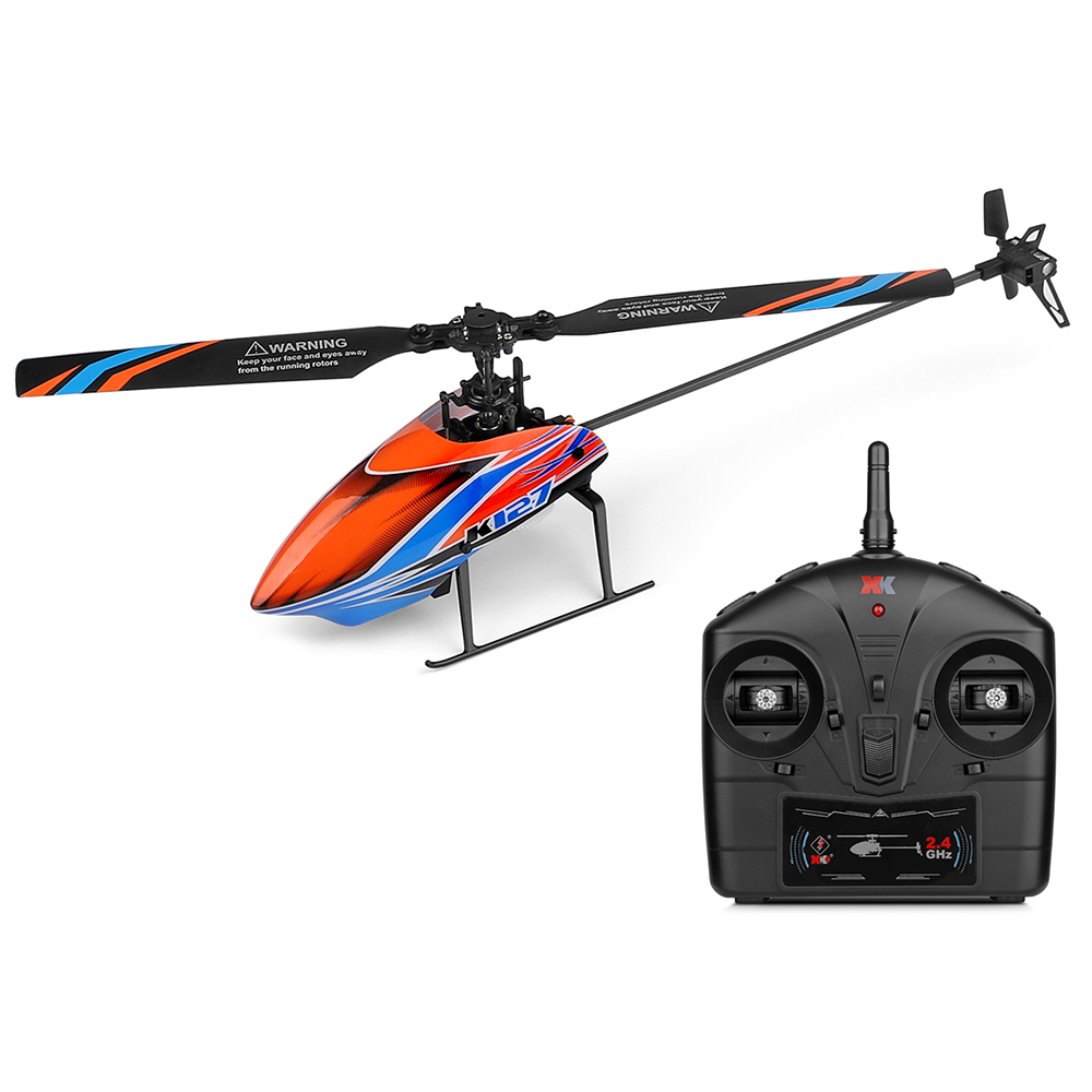 WLtoys XK K127 2.4G 4CH 6-Aixs - огляд і ціна Rc Helicopter Single Rotor