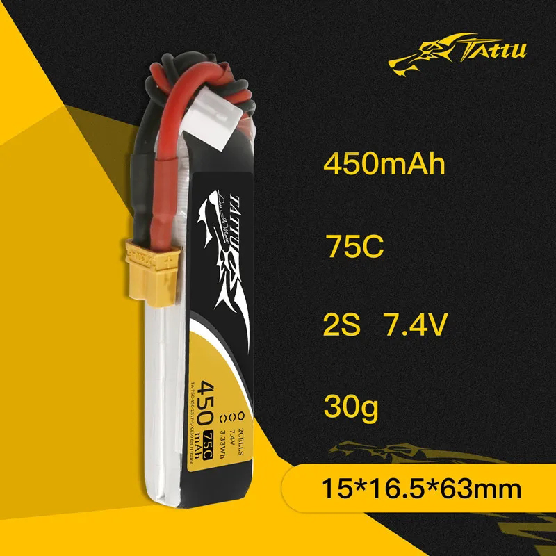 3Pcs NEW TATTU 450/500/550mAh  - огляд і ціна Rc Helicopter Parts