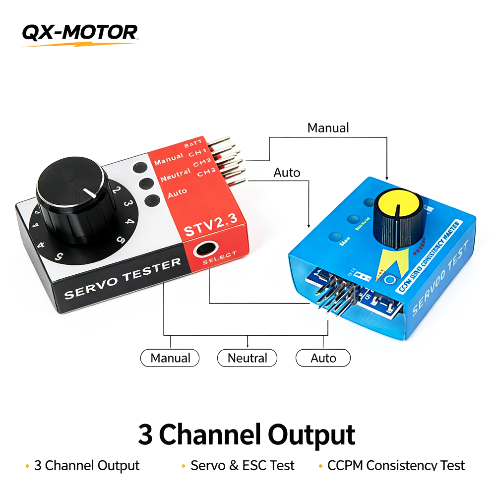 RC Servo Tester 3 Channel CCPM - огляд і ціна Rc Helicopter Parts
