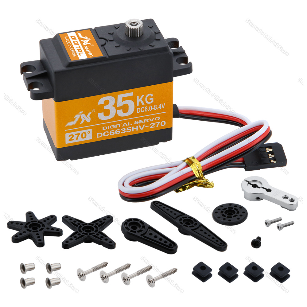 JX Servo DC6635HV 35KG Torque  - огляд і ціна Rc Helicopter Motor